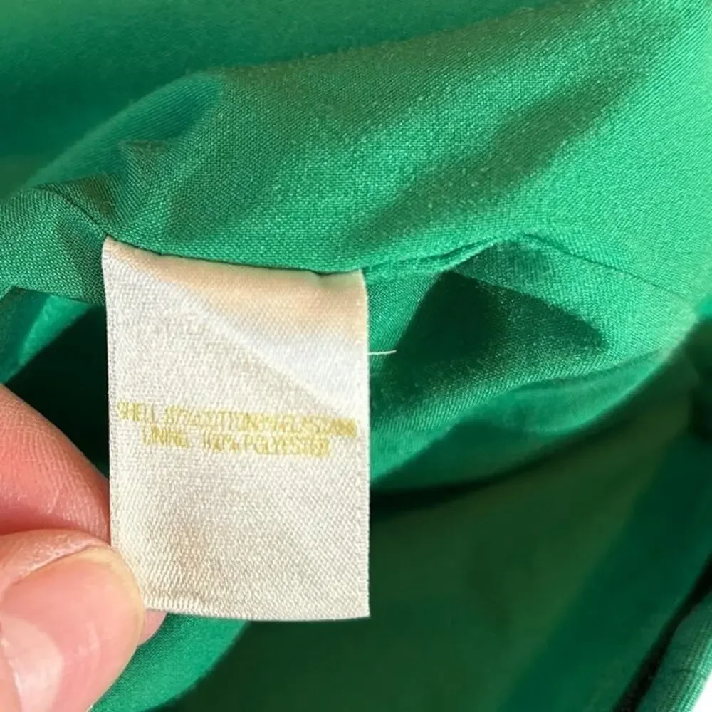 KATE SPADE Womens's Mini Skirt Size 2 Green Bossgirl Corpcore Career Office
